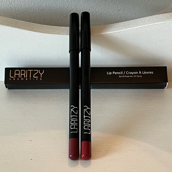 TWO LARITZY Cosmetics LIP PENCILS: NIB RETRO RED and CABERNET; Discontinued HTF - Picture 3 of 11